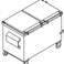 Two Yard Receiver Bin for Western Compactor Model 7227