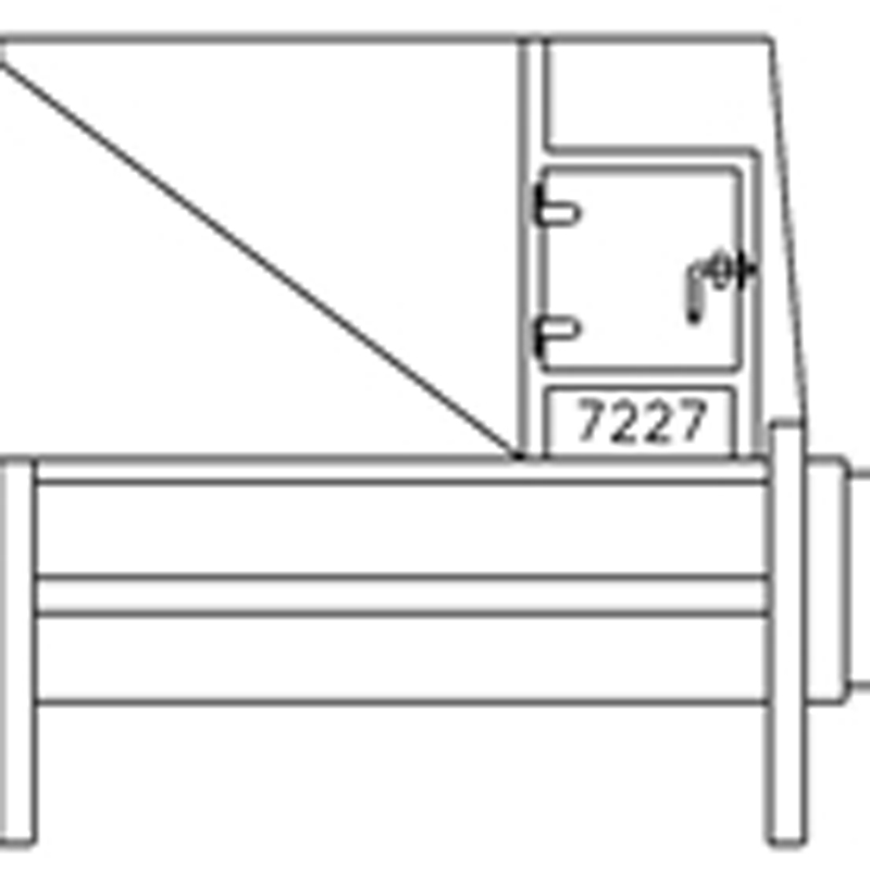 Chute Fed Compactor, Two Horsepower, Seventy-Two inches long