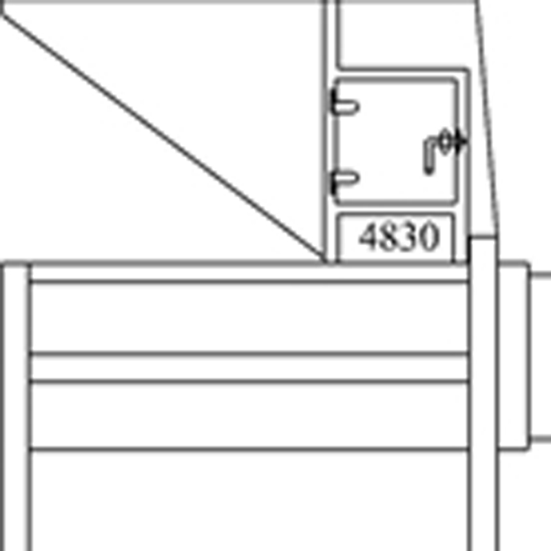 Chute Fed Compactor, Five Horsepower, 48 inches long