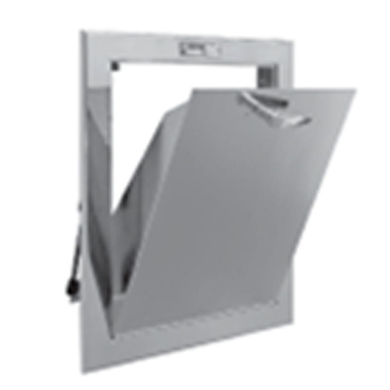 Sixteen inch by eighteen inch bottom hinged chute intake door assembly C series