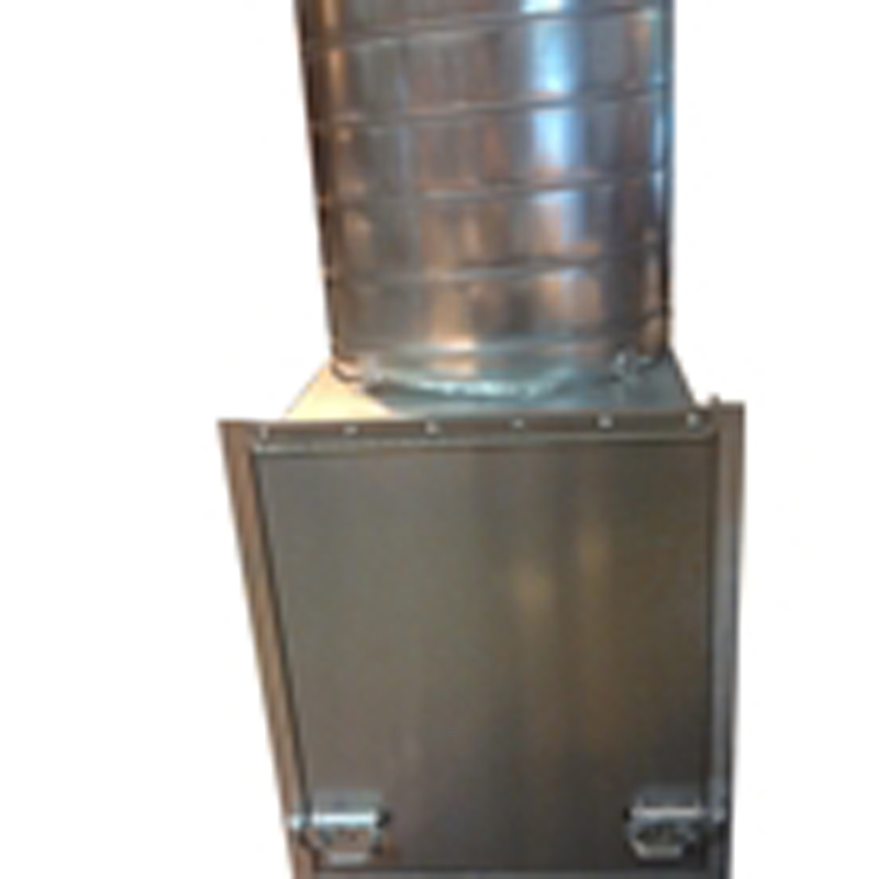 20” chute hopper discharge fits chutes by Wilkinson, Midland, Western, American, Century, US, Valiant and others.
