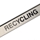 Blank intake door trim labels - Recycling