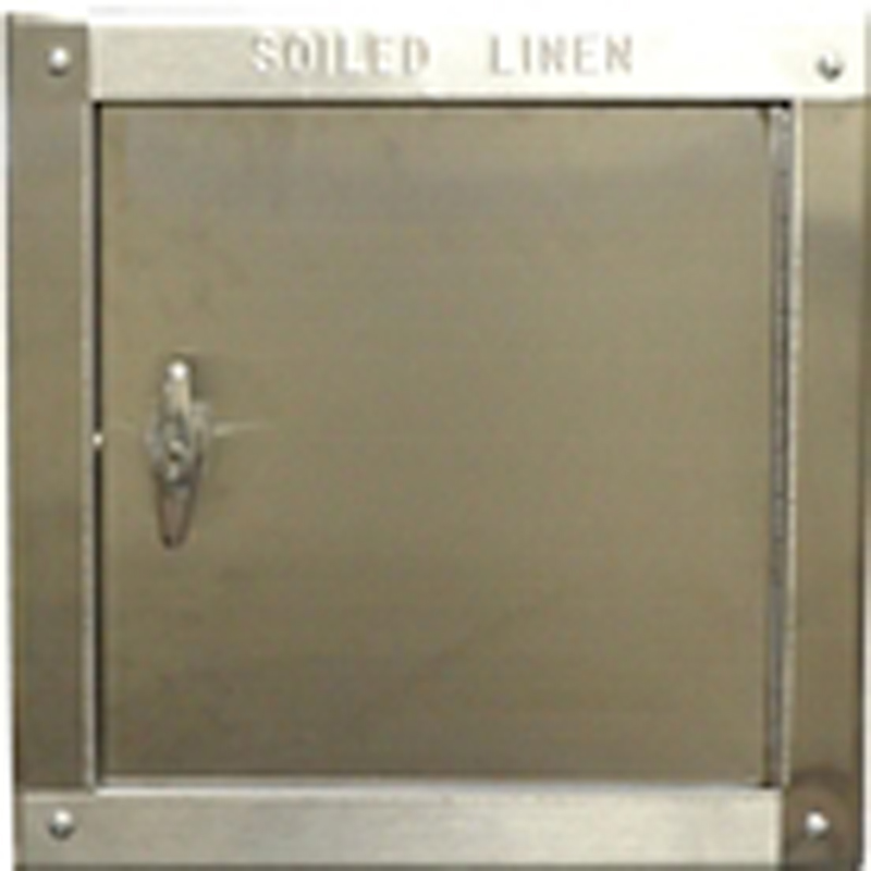 "M" Series 15 inch by 15 inch right side hinged chute intake door.