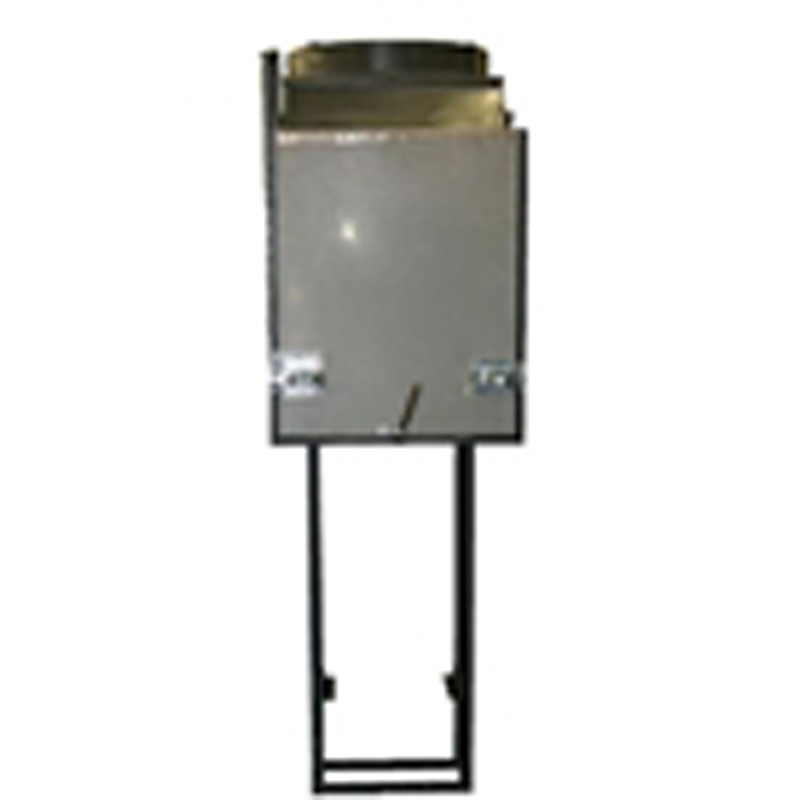 Thirty-six inch chute hopper discharge fits chutes by Wilkinson, Midland, Western, American, Century, US, Valiant and others.