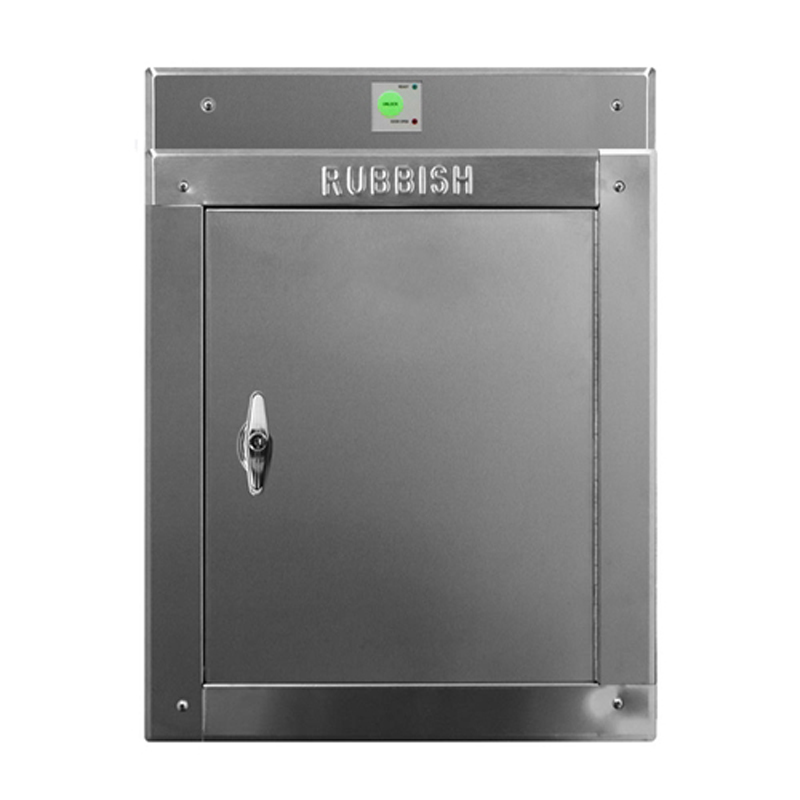 “R” series 15 inch by 18 inch Right side hinged chute intake door with 24vac electrical interlock