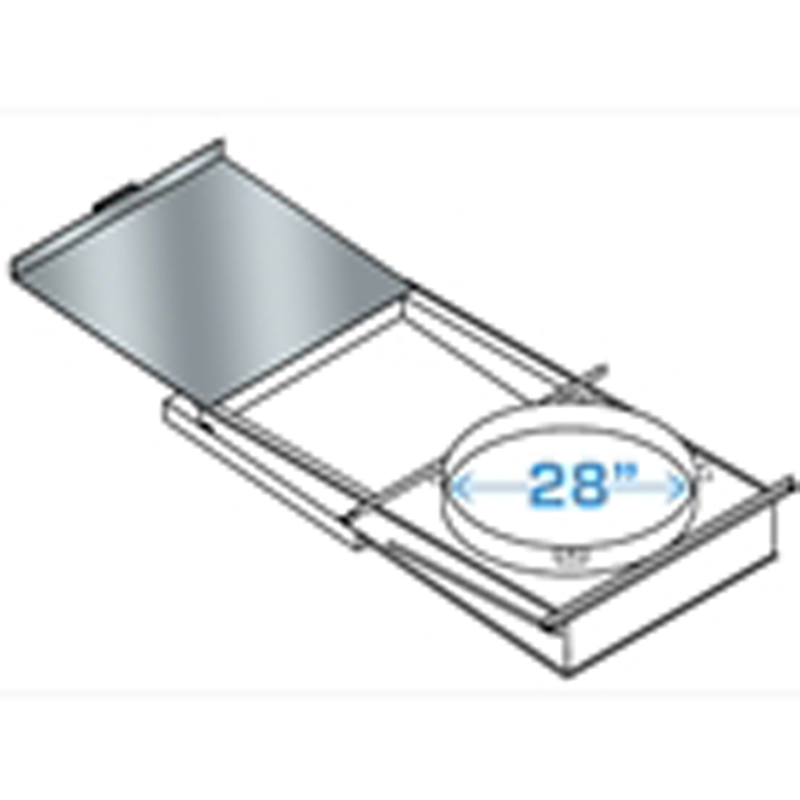 Replacement Shut-Off Panel for 28" Round, Type A, Chute Discharge Door