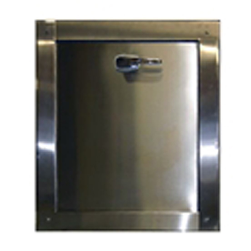 Change to ADA compliant, lever style handle on any “W” Series Chute Intake Door