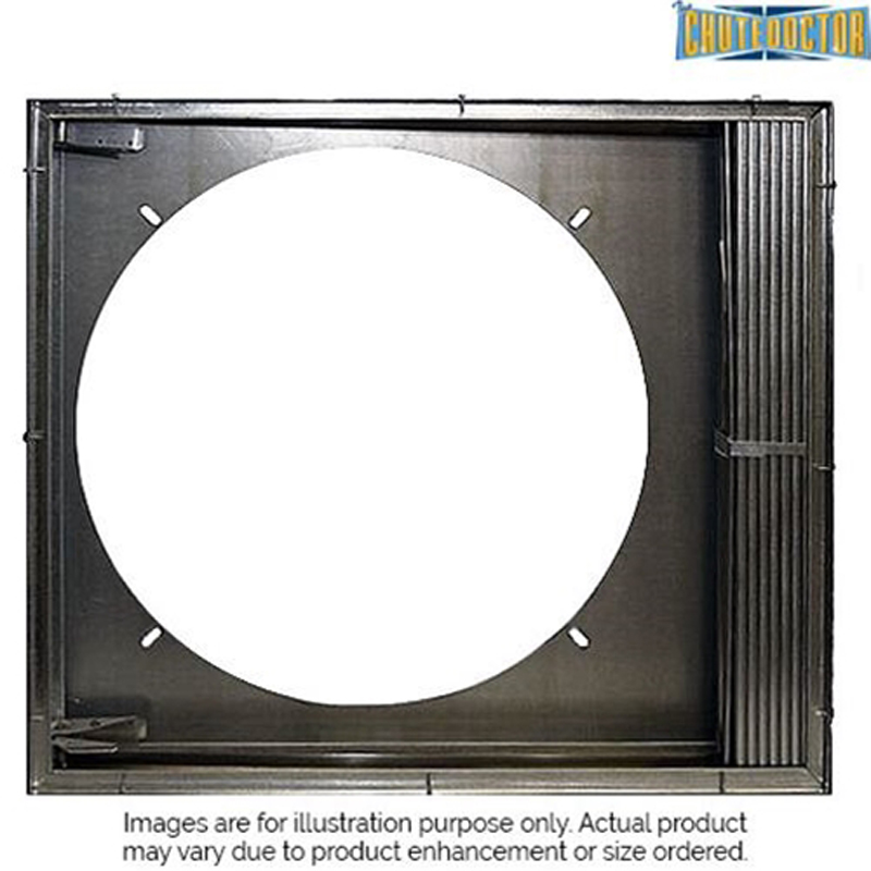 Twenty-four inch Fire Rated Trash Chute Discharge Door made in Galvannealed Steel