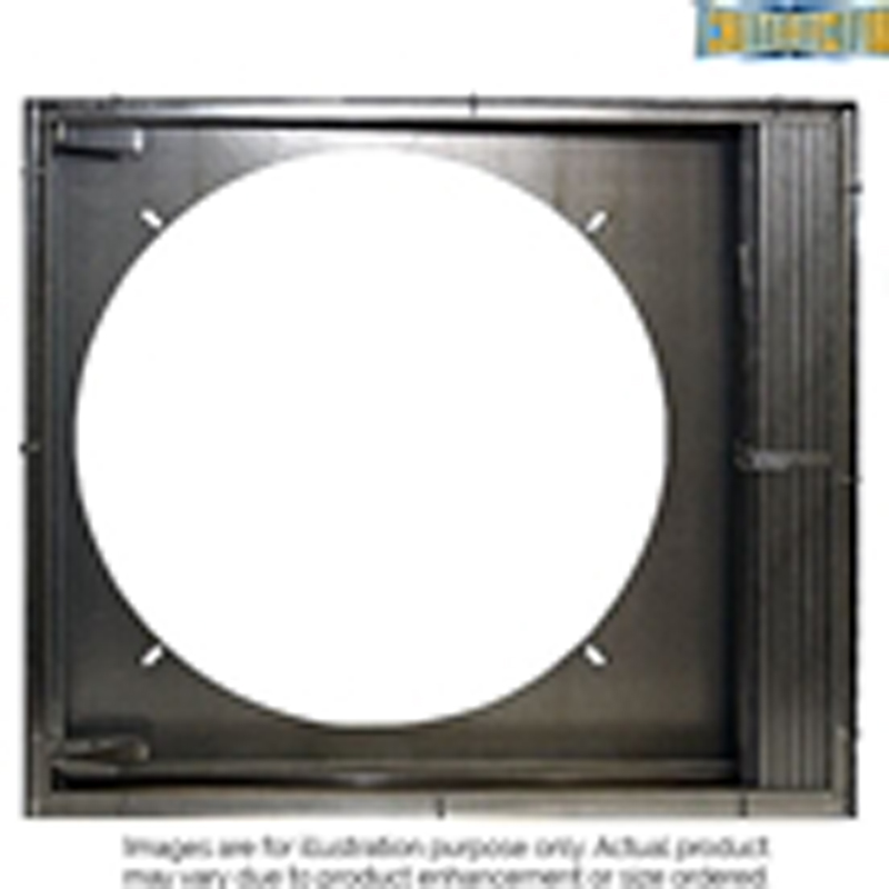 Thirty-six inch Fire Rated Trash Chute Discharge Door made of Galvannealed Steel