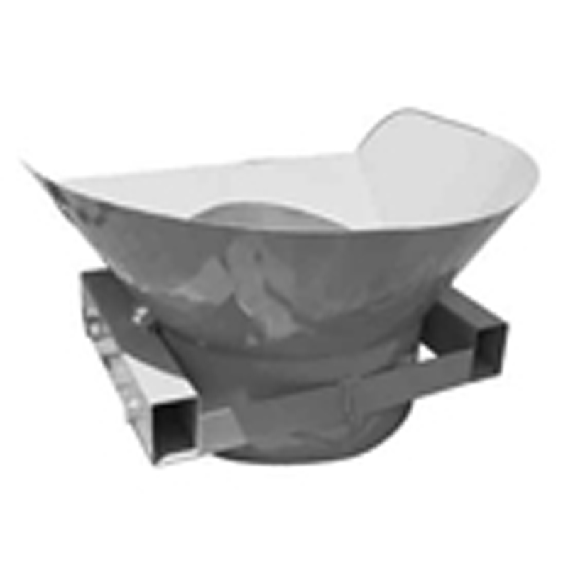 Construction Debris Chute Hopper