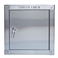 "W" Series 12 inch by 12 inch right side hinged ADA compliant lever handle chute intake door.