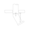 Hanger Rod for any Chute Offset, 1/2 inch diameter, 30 inches long