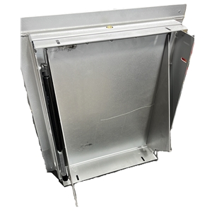 "M" Series 15 inch by 18 inch bottom hinged chute intake door.
