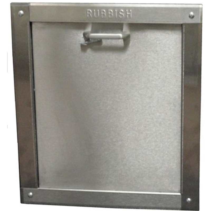 "W" Series 12 inch by 15 inch bottom hinged chute intake door.