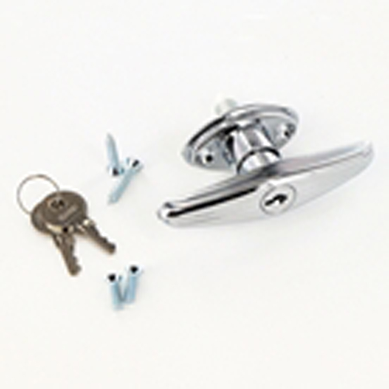 "T"-Style Handle with non-removable key for Chute Intake Door, "M" Series