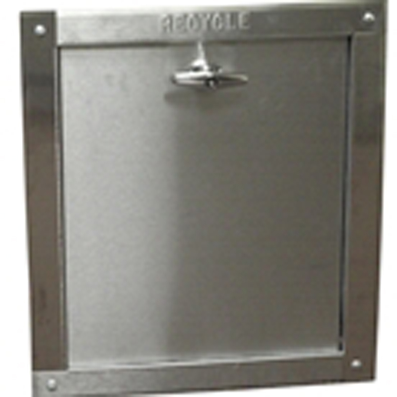 Change to keyed alike “T”-style handle on any new “W” Series Chute Intake Door