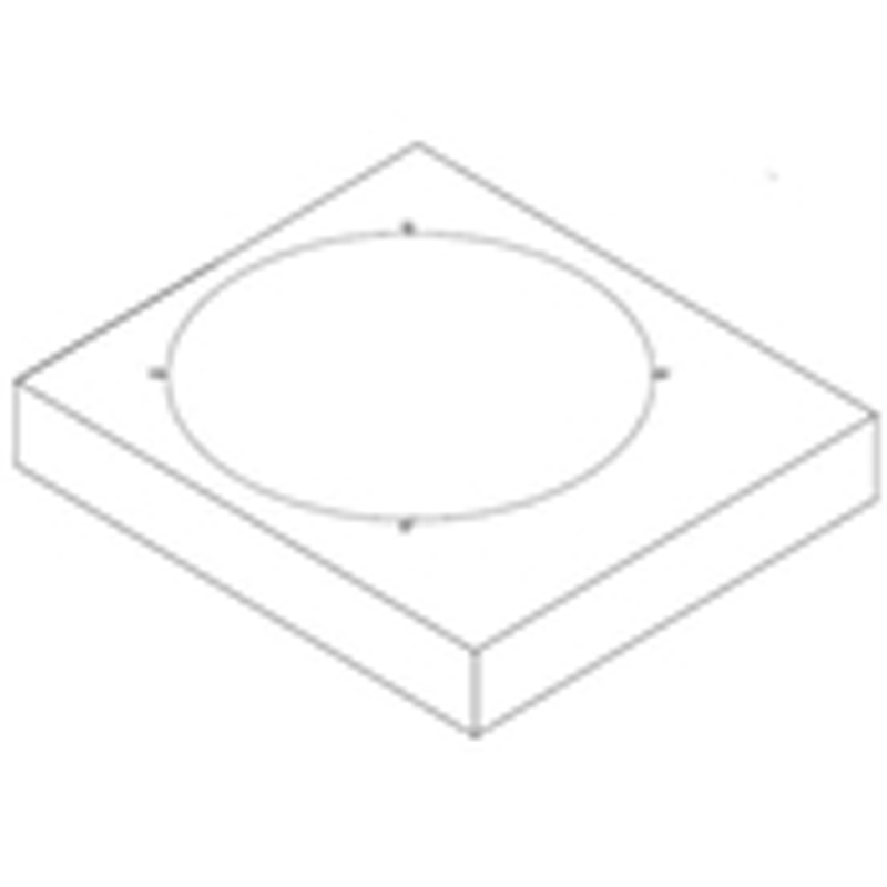 Eighteen inch Fire Rated Trash Chute Discharge Door Housing made of Galvannealed Steel