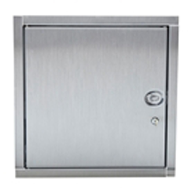 16 inch by 16 inch left side hinged access door.