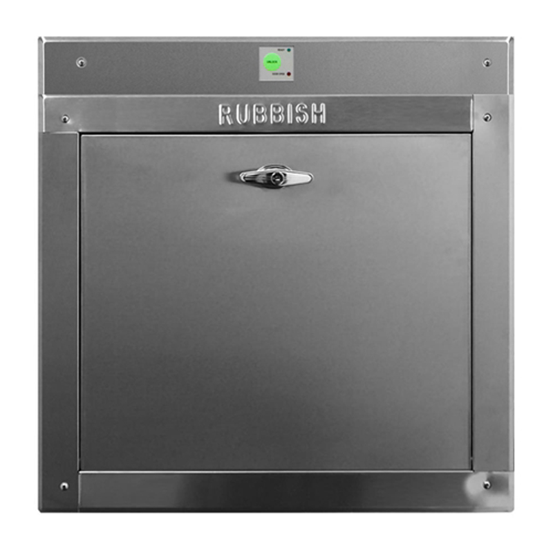 “R” series 21 inch by 18 inch Bottom hinged chute intake door with 24vac electrical interlock