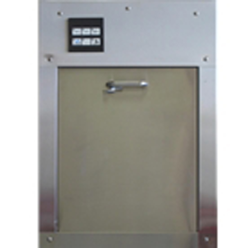 “W” Series fifteen inch by eighteen inch Bottom hinged chute intake door with panel for recycling system