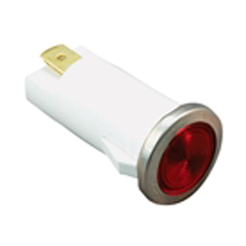 Red Electrical Interlock Intake Door Panel Light, Complete, 120 Volt