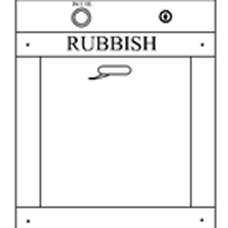 Add keyed alike cylinder lock to Electrical Interlock trash chute or linen chute intake door