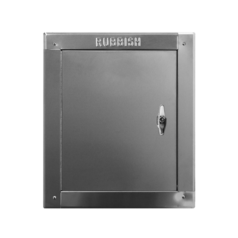 “R” series 15 inch by 18 inch Left side hinged chute intake door.