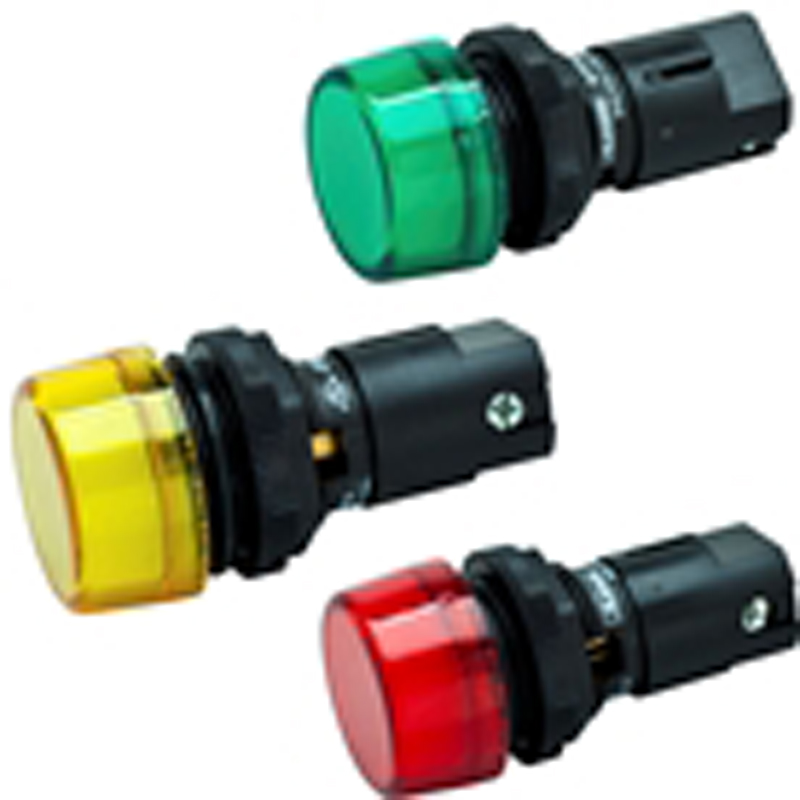 Incandescent Indicator Light for Electrical Interlock Intake Doors and Control Panels