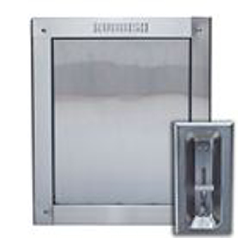 "W" Series 15 inch by 18 inch foot operated, bottom hinged chute intake door