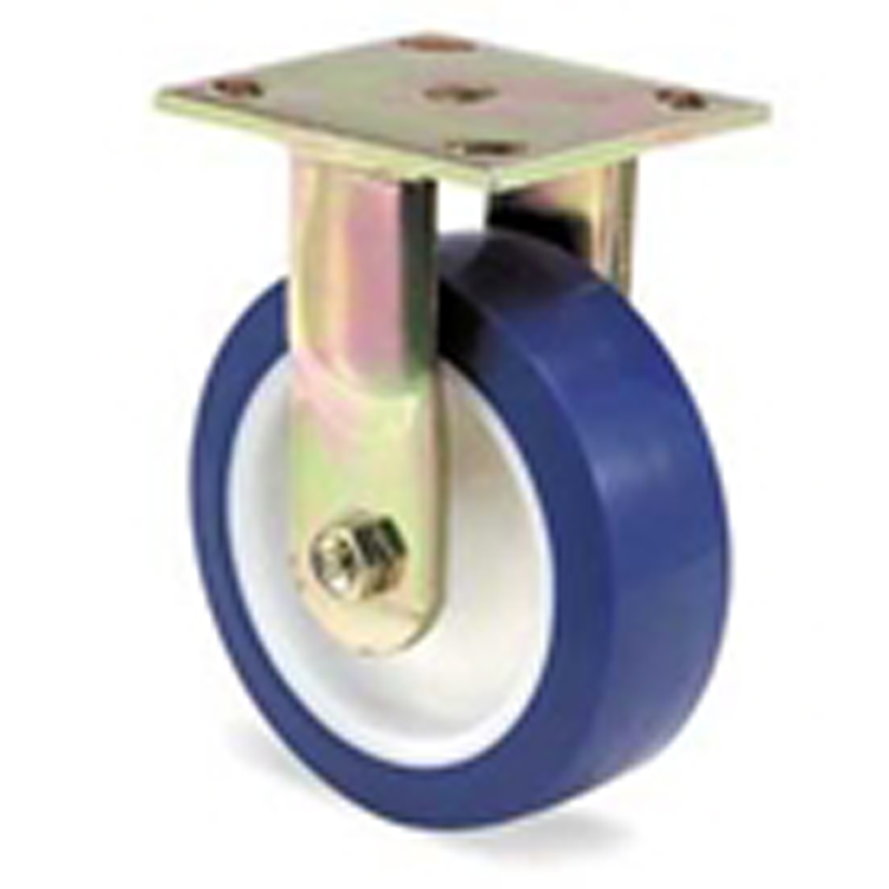 Fixed caster for replacement on compactor bins for Western Compactor “W” Series